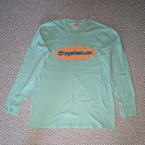 Supreme Mint Green Long Sleeve Tee